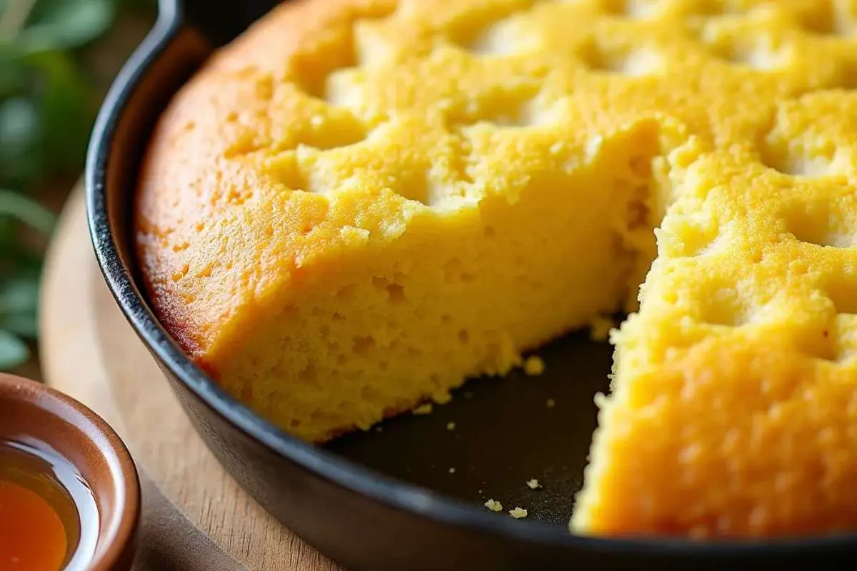 Southern cornbread with beef tallow