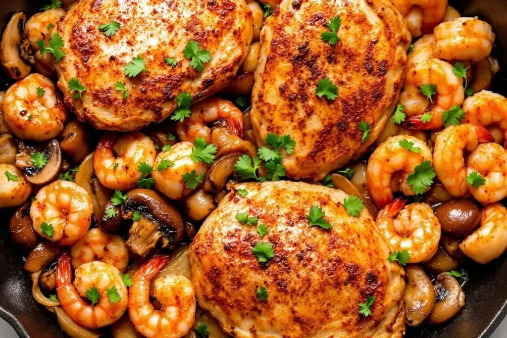 Chicken and shrimp recipes