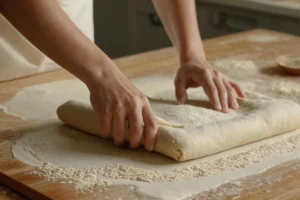 Rolling Gipfeli Dough