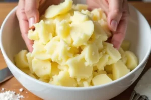 Preparing Potato Dough