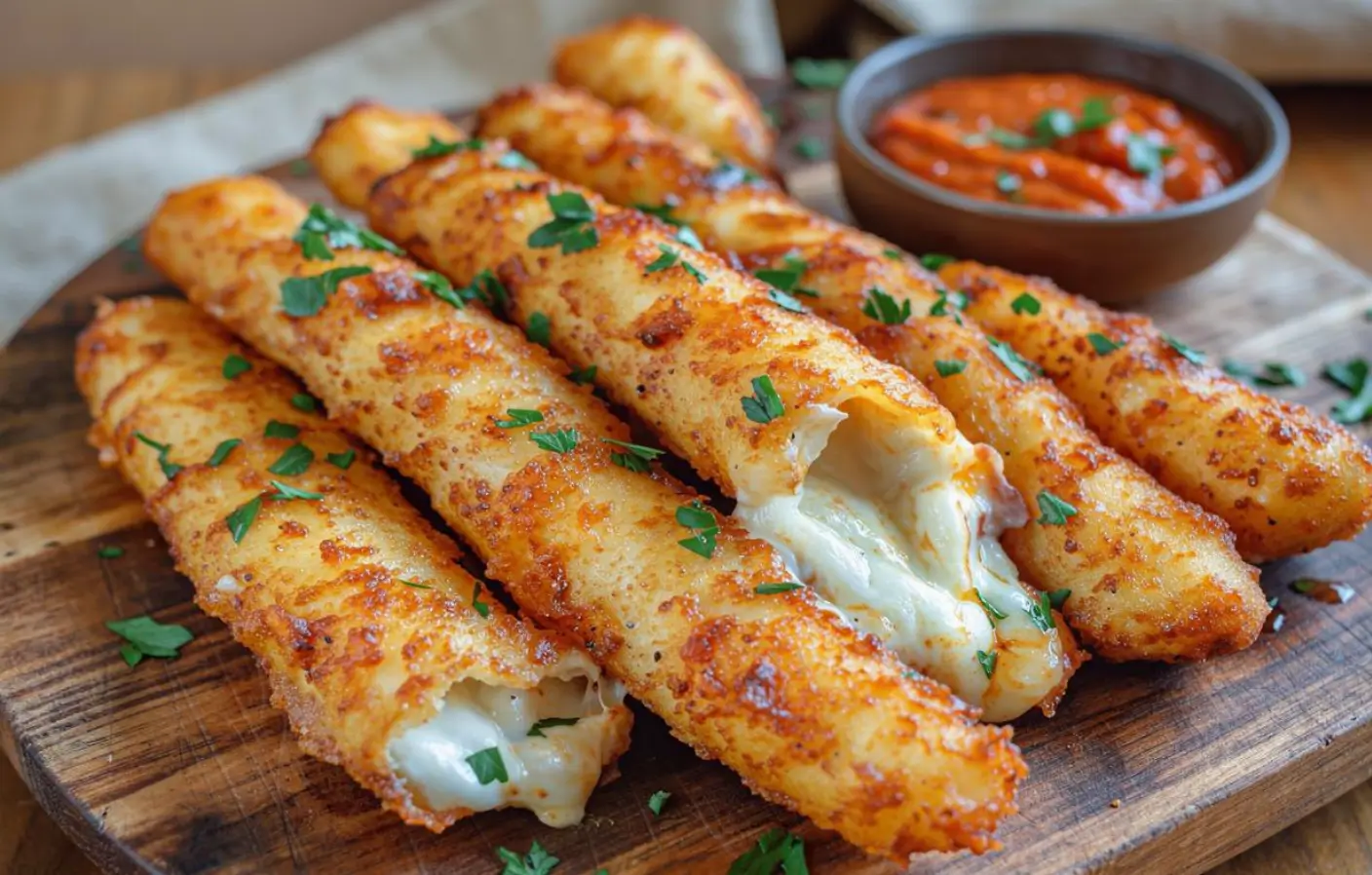 Homemade Mozzarella Sticks