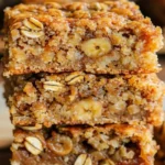 Healthy Banana Oatmeal Bars